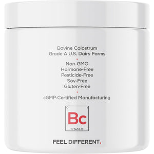 Codeage Bovine Colostrum Powder Supplement 4-Month Supply, 1000Mg per Serving, Grass-Fed Ethically Sourced, Immunoglobulin-Rich Prized First Milk, Cold-Chain Pasteurized, Agglomerated, Non-Gmo, 4.3 OZ