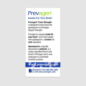 Prevagen Extra Stregnth - 120 Capsules (4 Month Supply) | Formulated for Your Brain | 20Mg of Apoaequorin plus Vitamin D3 with 7-Day Pill Minder