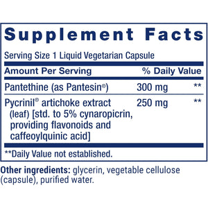 Life Extension Chol-Support™, Helps Maintain Already Healthy Cholesterol, Heart Health, Artichoke Leaf Extract, Vitamin B5 Pantethine, Gluten-Free, Non-Gmo, Vegetarian, 60 Capsules