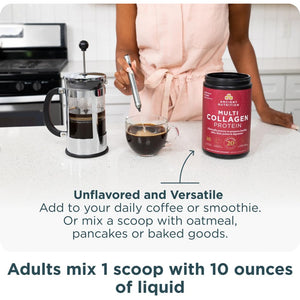 Ancient Nutrition Collagen Peptides Powder, Multi Collagen Protein, Women & Men, Vitamin C, Probiotics, Hydrolyzed Collagen, Supports Skin, Joints, Gut Health, Unflavored, 40 Servings