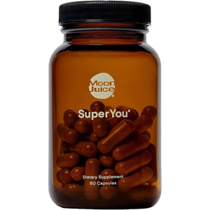 Moon Juice Superyou Ashwagandha Supplements with Rhodiola, Shatavari & Amla - Cortisol Reducer for Energy, Mood, Focus and Stress Support, Vegan, Non-Gmo & 100% Traceable, 60 Capsules, 30 Servings