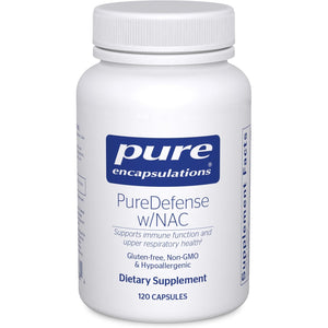 Pure Encapsulations Puredefense with NAC | Enhances First-Line Immune Defense and Upper Respiratory Health | 120 Capsules