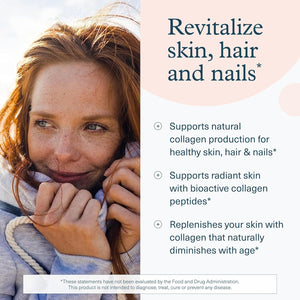 Youtheory Advanced Collagen with Vitamin C - 6,000 Mg Hydrolyzed Collagen Peptides & Amino Acids - Hair, Nails, Joints & Bones Support - 160 Tablets (26-Day Supply)*