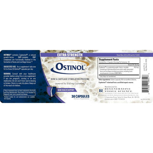 Zycal Bioceuticals Ostinol(Tm) 350 Bone & Joint Supplement with 350Mg of Cyplexinol® Bio-Active Protein Complex - for Moderate Bone Loss & Moderate Joint Disfunction - 30 Ct Capsules