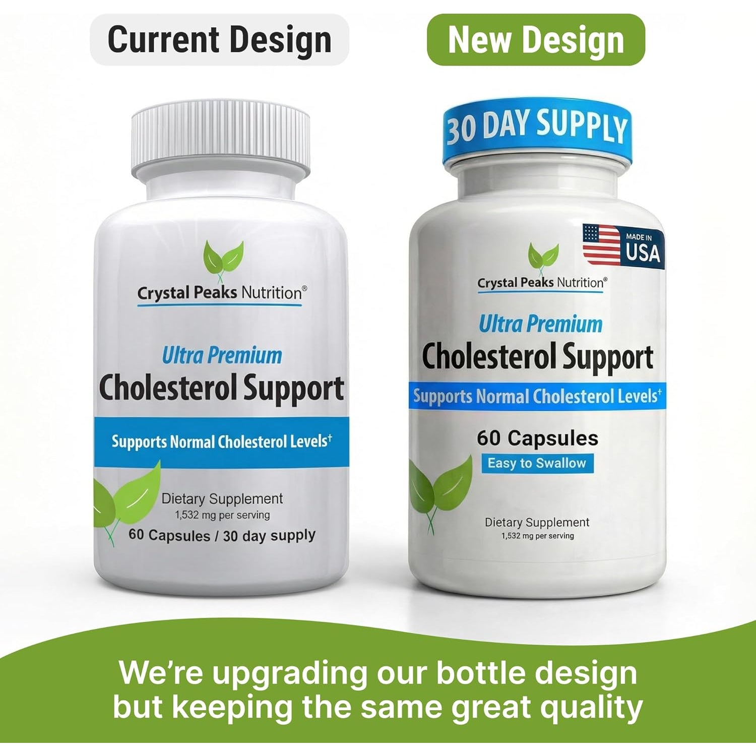 Cholesterol Supplement - All-Natural Ingredients to Support Normal Colesterol Levels. Supports Optimal Circulation. 60 Capsules