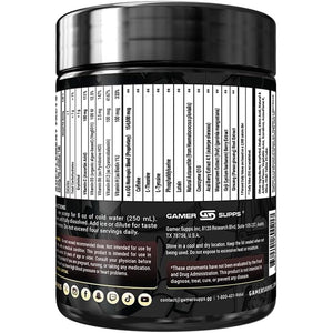 Gamer Supps GG Energy - Schlatt Milk by Jschlatt (100 Servings) - Keto Friendly Gaming Energy and Nootropic Blend, Sugar Free + Caffeine + Vitamins + Immune Support, Powder Drink
