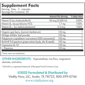 Stem Cell Renew | Boost Your Natural Supply of Stem Cells to Strengthen Mental Sharpness, Help Slow Signs of Aging and Restore Youthful Energy - Created by NASA Scientist | 1-Month Supply (60 Count)