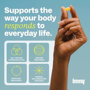 IMMY Immune Supplement for Mood Support and Gut Health, 180 Ct. - Supports Joint Relief, Focus & Mood Support, Natural Calming Aid