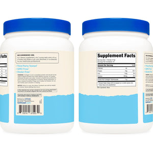 Nutricost Collagen Peptides Powder 1LB (454 G) - Grass Fed Bovine Collagen Hydrolysate (Unflavored)