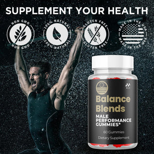 Balance Blends Gummies, Official Balanceblends Gummys with All Natural Ingredients, Balance Blends Advanced Health Support Supplement Maximum Strength Active Lifestyle Multivitamin Gummys (60 Gummies)
