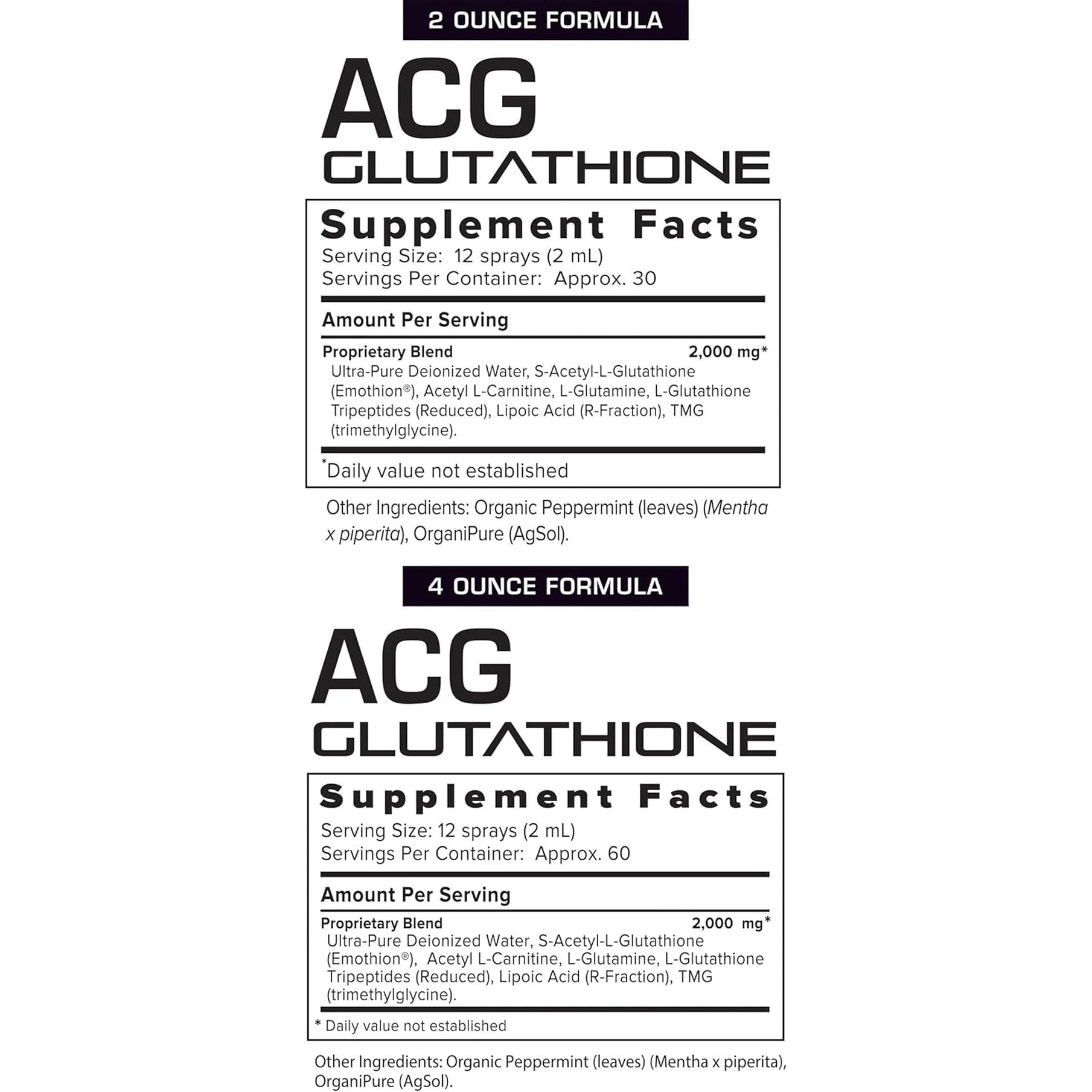 Results RNA - ACG Glutathione Extra Strength Immune Boost – Powerful Antioxidant & Immune Boost Formula in a Great Tasting Spray. Recommended by Doctors Worldwide ( 2 Oz )