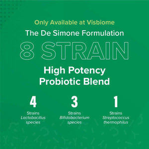 Visbiome® GI Care - High Potency Probiotic - 112.5 Billion CFU Live Probiotics, Original De Simone Formulation, Made in USA, 60 Capsules.