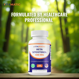 Vitamatic Beta Sitosterol 400 Mg 180 Capsules