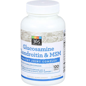 365 by Whole Foods Market, Glucosamine Chondroitin & MSM, 120 Ct