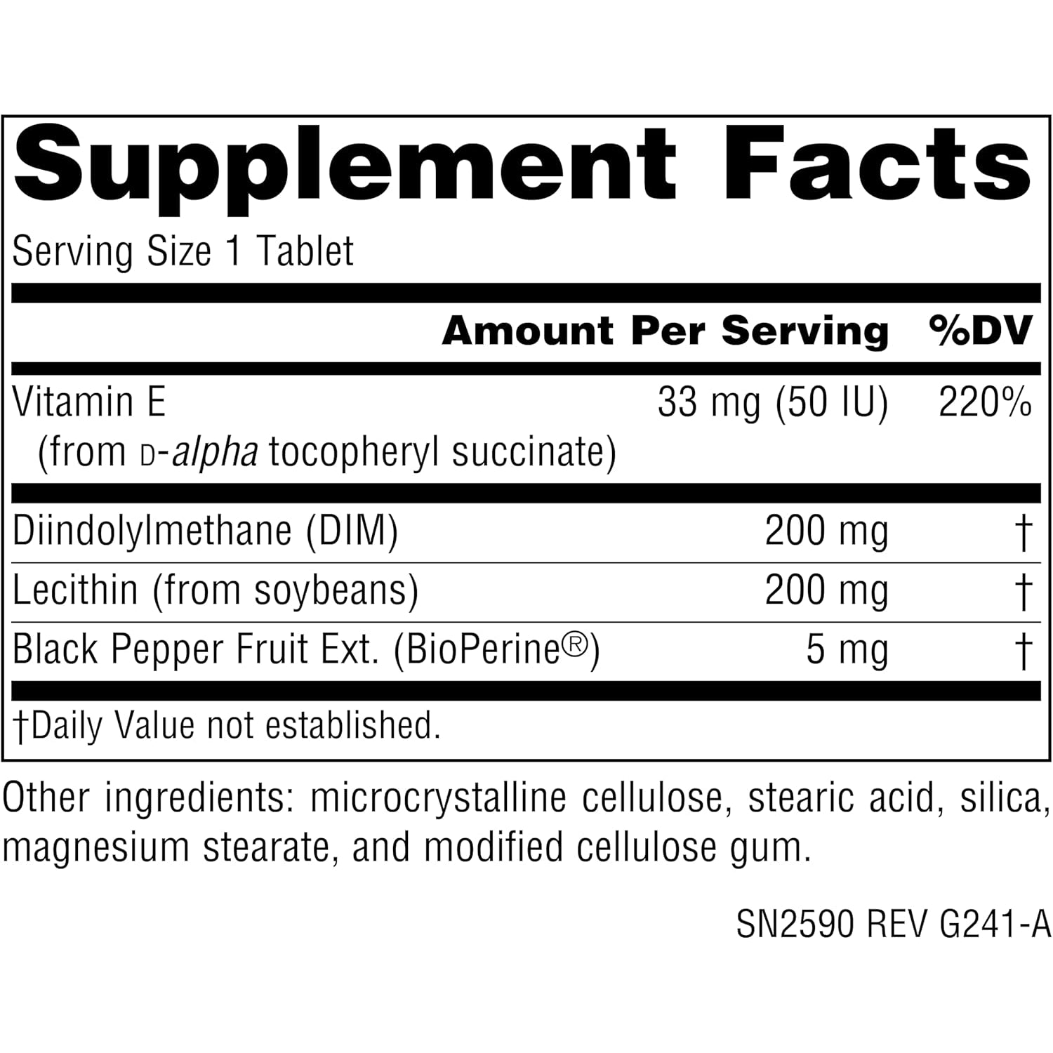Source Naturals DIM, Diindolylmethane 200Mg with Bioperine, Vitamin E & More - 120 Tablets
