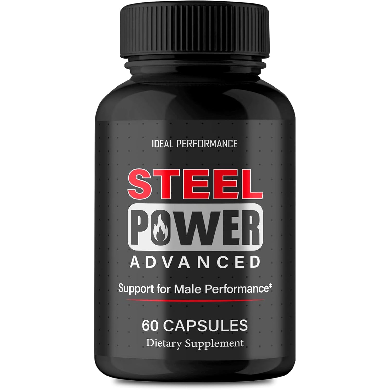 Steel Power for Men Capsules, Official Steel Power Pills Supplement - Maximum Strength, All Natural Ingredients, Advanced Formula Steelpower Health & Wellness Vitamin Pills Reviews (60 Capsules)