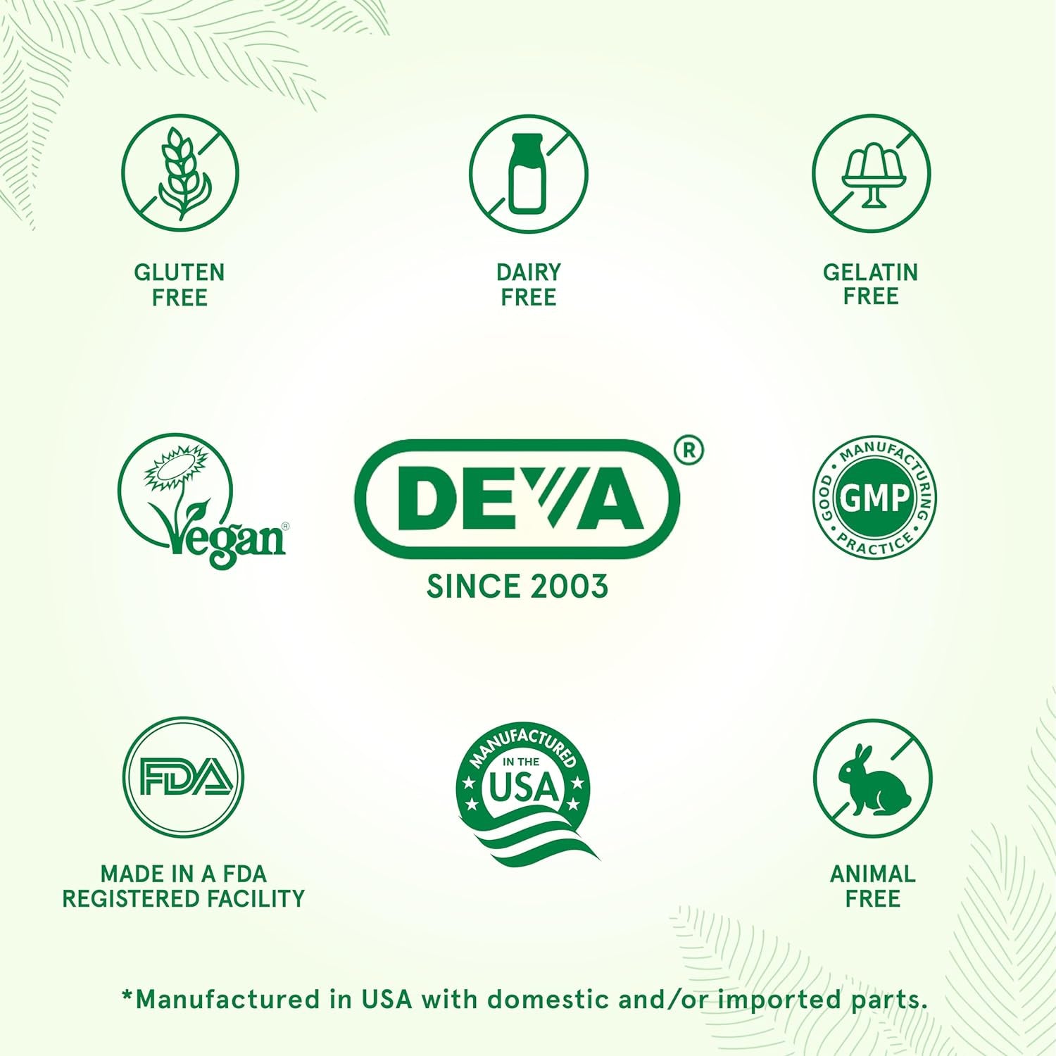 DEVA Vegan Glucosamine MSM & Chondroitin + Turmeric, CMO, Boswellia, Hyaluronic Acid & More, Improved Non-Animal Formula, 90 Tablets