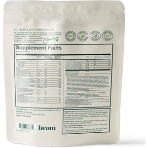 Beam Kids Multivitamin Powder – Kids Vitamins with Greens, Probiotic & Prebiotic, Immune Support for Children & Toddlers, No Artificial Sweeteners, for Picky Eaters, 20 Servings, Chocolate Flavor