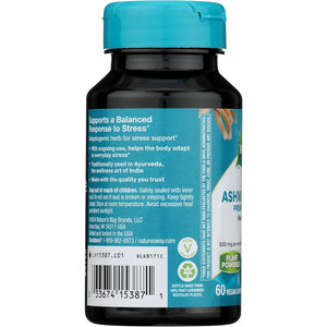 Nature'S Way Ashwagandha, 500 Mg per Serving, 60 Vcaps (Packaging May Vary)(Packaging May Vary)