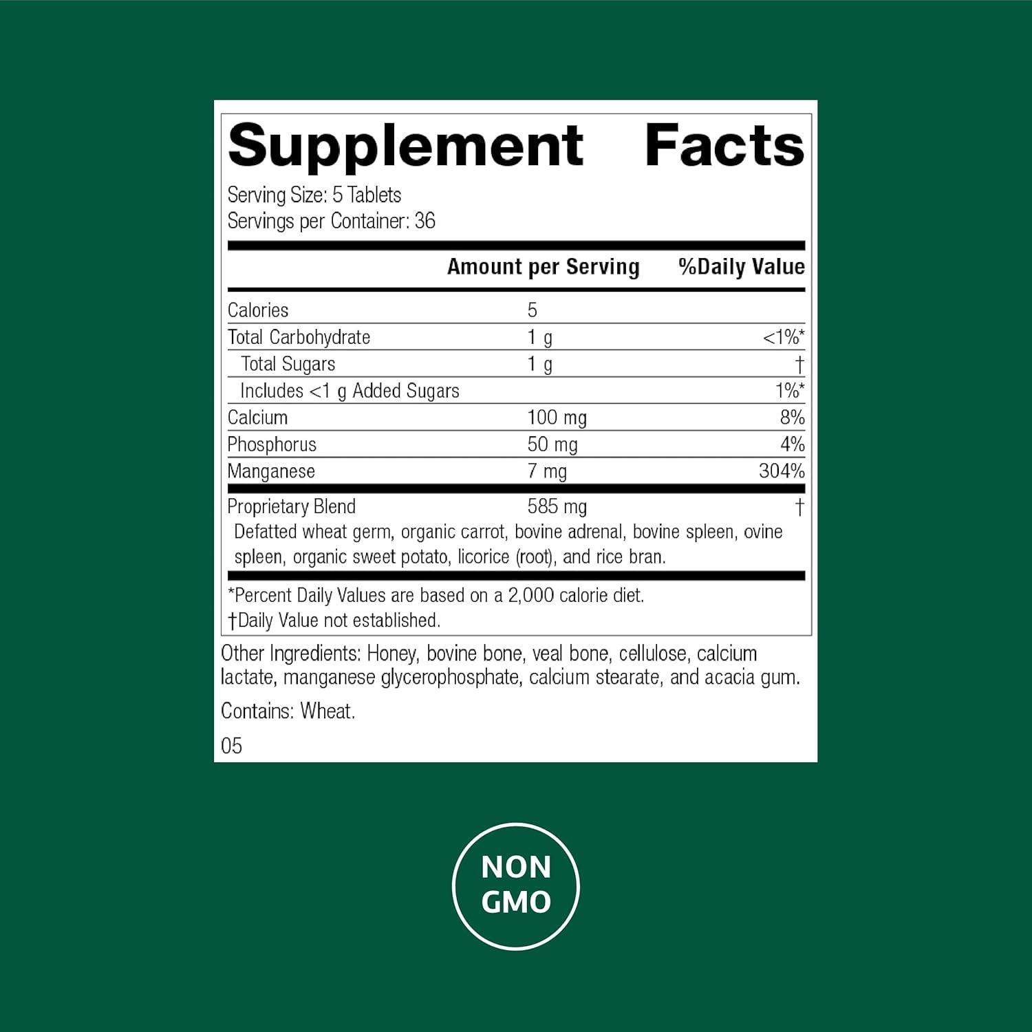 Standard Process Bio-Dent - Supports Bone & Muscle Health - Aids the Production of Cartilage & Collagen - Supports Energy Metabolism - Whole Food-Based Supplement - 180 Tablets