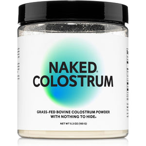 NAKED Colostrum Powder – 100% Grass-Fed Bovine Colostrum Supplement from US Farms | Tested at 20%+ Igg | Gut Health, Immunity, Recovery & Skin Support - 150 Servings