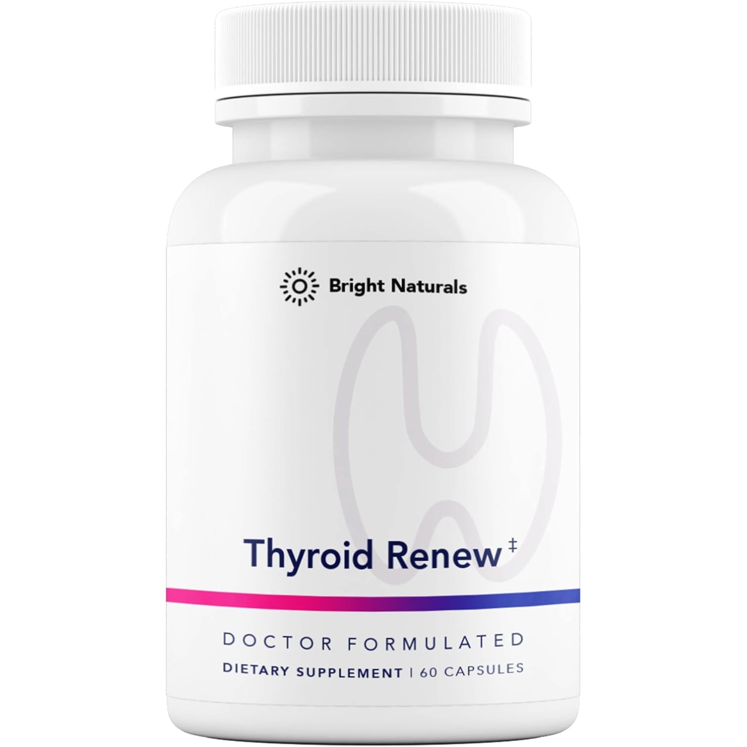 Thyroid Renew Supplement - Thyroid Support for Women with Zinc, Selenium, Copper, Ashwagandha & L-Tyrosine - 60 Capsules