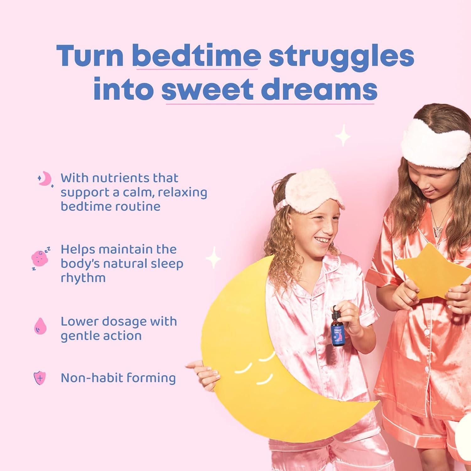 Joyspring Melatonin 1MG for Kids | 5HTP & L-Theanine – Sugar-Free Liquid Melatonin for Kids & Teens – Child-Friendly Sleep Supplement (1 Fl Oz)