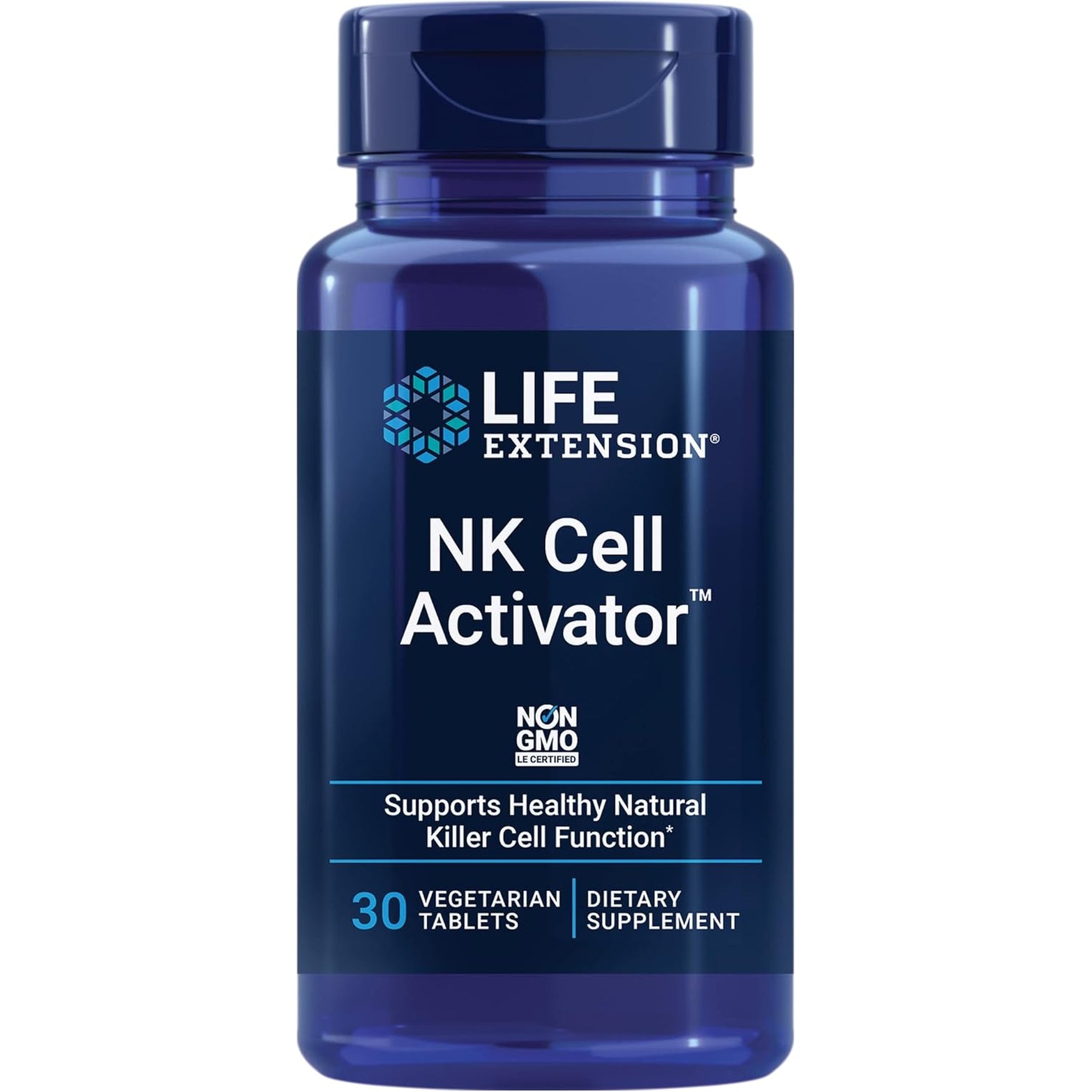 Life Extension NK Cell Activator™, Immune Support, Natural Killer Cell Activity, Enzymatically Modified Rice Bran, Non-Gmo, Vegetarian, 30 Tablets