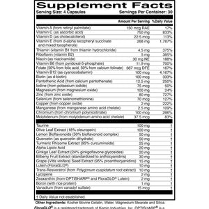 Sciencebased Health Macularprotect Complete – AREDS 2 Eye Health Supplement & Daily Multivitamin – 30+ Nutrients with Lutein & Zeaxanthin – Supports Vision & Whole Body Health – 120 Capsules