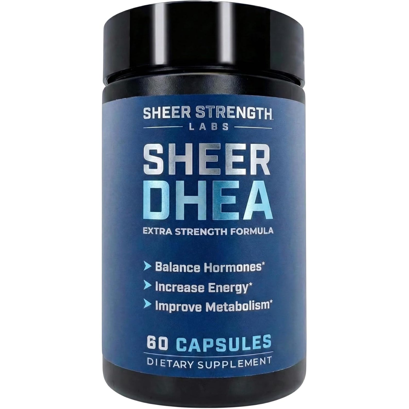 DHEA Supplement for Men DHEA 100Mg - Pure DHEA Supplement for Men for Strength and Hormone Balance - DHEA for Women and Men - High Purity Enhanced Absorption 60 SV USA