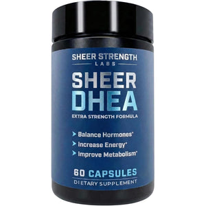 DHEA Supplement for Men DHEA 100Mg - Pure DHEA Supplement for Men for Strength and Hormone Balance - DHEA for Women and Men - High Purity Enhanced Absorption 60 SV USA