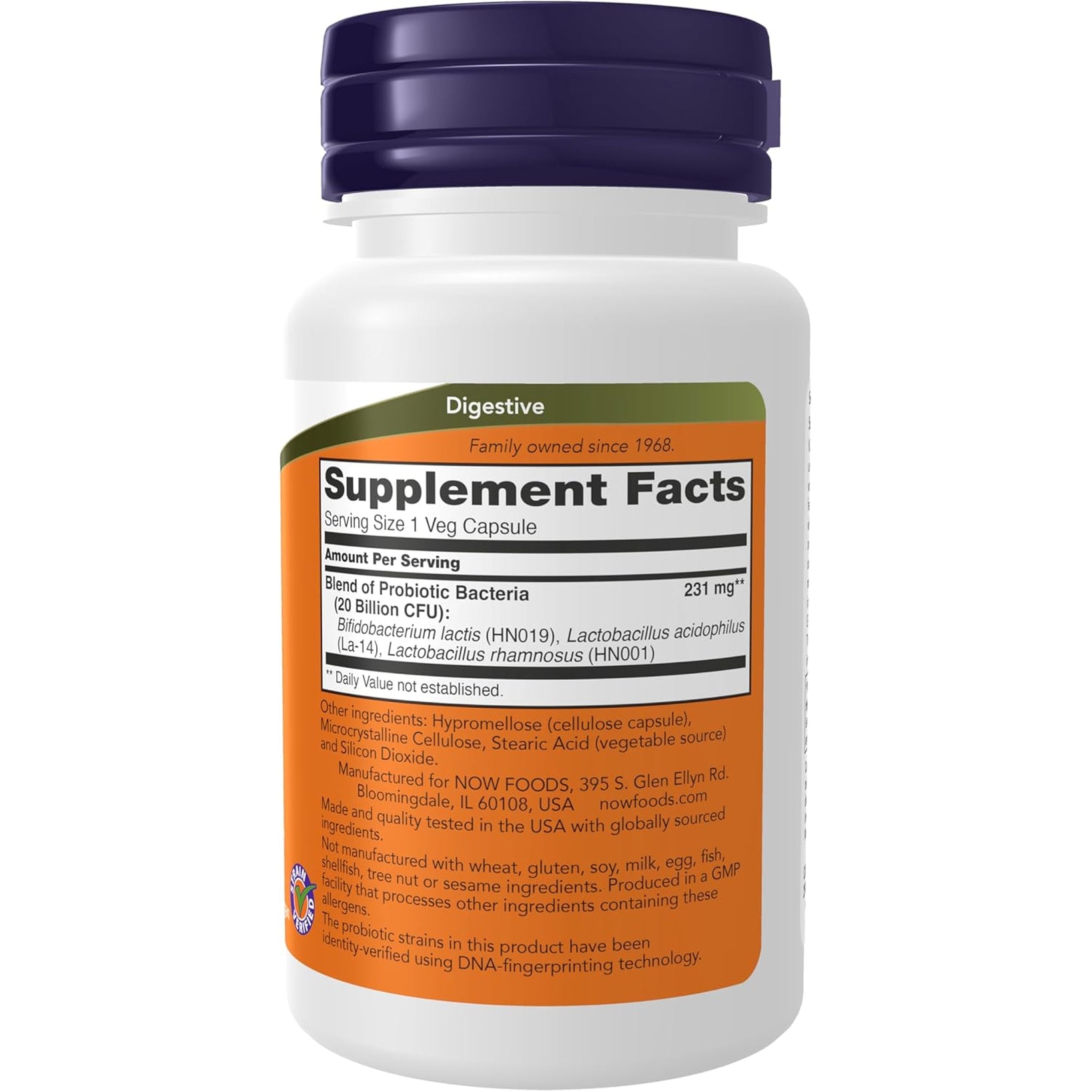 NOW Foods Supplements, Women'S Probiotic, 20 Billion, Specially Formulated Using Three Clinically Tested Probiotic Strains, 50 Veg Capsules