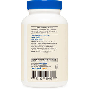Nutricost Grass Fed Beef Organs Supplement (3,000Mg) 180 Capsules - Desiccated Bovine Organ Complex for Men and Women, Gmo-Free, Gluten-Free, 30 Servings