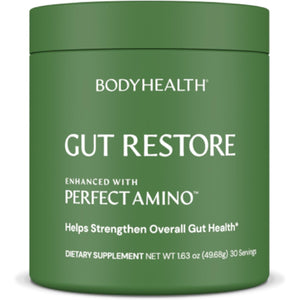 Bodyhealth Gut Restore with Perfectamino, Immunolin, and Humic Acid - Gut Health Supplement for Digestive and Immune Support - Unflavored - 30 Servings
