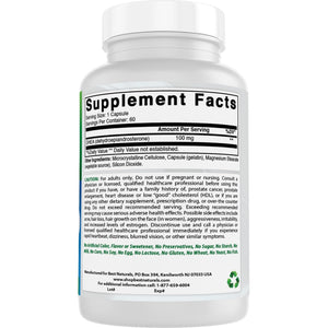Best Naturals DHEA 100Mg Supplement 60 Capsules - Supports Balanced Hormone Levels for Men & Women - Promotes Healthy Aging - USA Manufactured