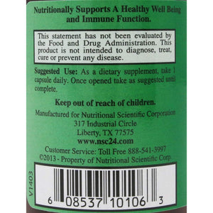 Immunition NSC 100 Beta Glucan Extra Strength - 10 Mg - 60 Capsules