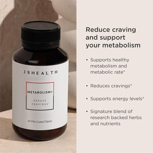 Jshealth Metabolism Supplement. Chromium for Healthy Blood Sugar and Cravings Support. with Zinc, Magnesium, Cinnamon, Gymnema. by Nutritionist Jessica Sepel (60 Tablets)
