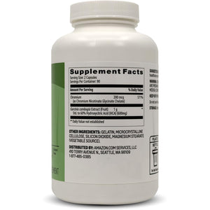 Amazon Basics Garcinia Cambombogia Capsules, 1,000 Mg, 180 Count