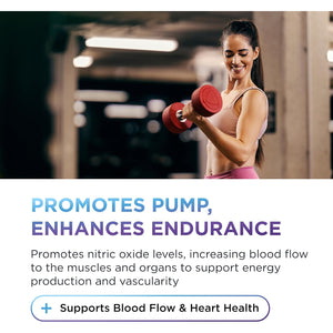 DR. EMIL NUTRITION Goliath Arginine 3000 - High-Dose Nitric Oxide Booster - Supports Blood Flow, Muscle Growth & Endurance - Workout Pump & Circulation Support - 90 Tablets