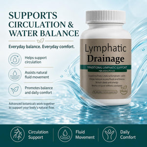 Lymphatic Drainage Capsules - New Maximum Potency Formula with Dandelion Extract, Cleavers Extract, Natural Ingredients, Vegan & Non-Gmo, 60 Capsules (1)