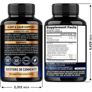 Sleeping Pills for Adults 550Mg - Melatonin 3Mg | Valerian Root for Sleep | L-Theanine | Magnesium - Natural Sleep Aid Supplement - Non-Habit Forming Rest Support - Lab Tested - 1/Day, 2 Month Supply