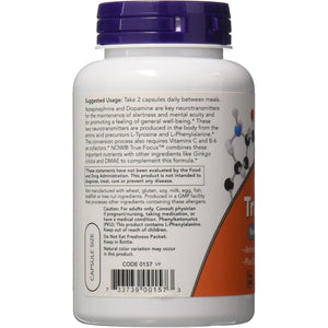 Now Foods True Focus, 90 Veg Capsules (2 Pack)