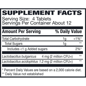 Rising Health - Floranex Tablets - Lactobacillus Probiotic Dietary Supplements - 50 Tablets