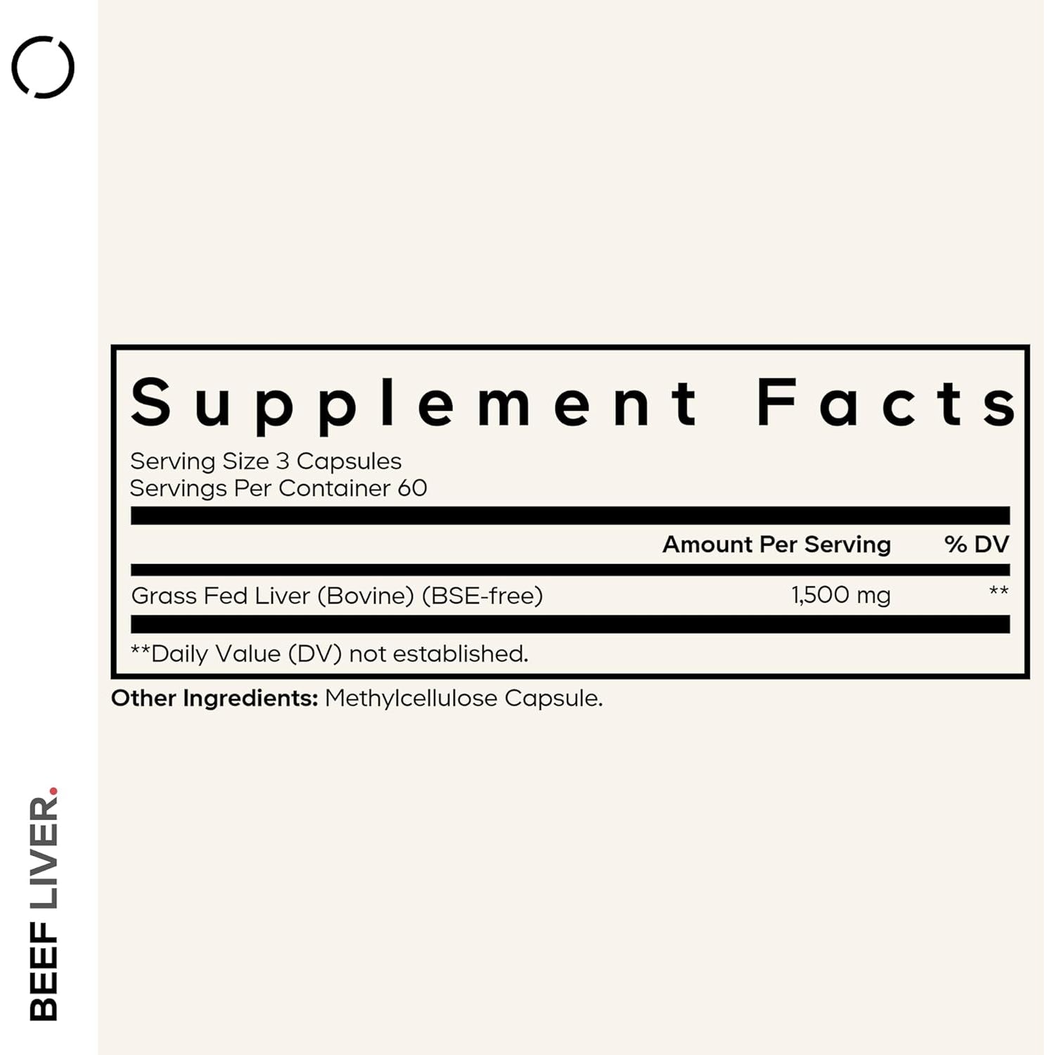 Codeage Grass Fed Beef Liver Supplement Superfood, Freeze Dried, Non-Defatted, Desiccated Glandulars Bovine Pills, Pasture Raised Beef Vitamins, Non-Gmo Liver Meat, 180 Capsules