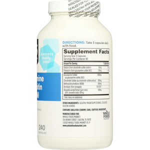 365 by Whole Foods Market, Glucosamine Chondroitin and MSM, Supports Healthy Joints, 240 Capsules