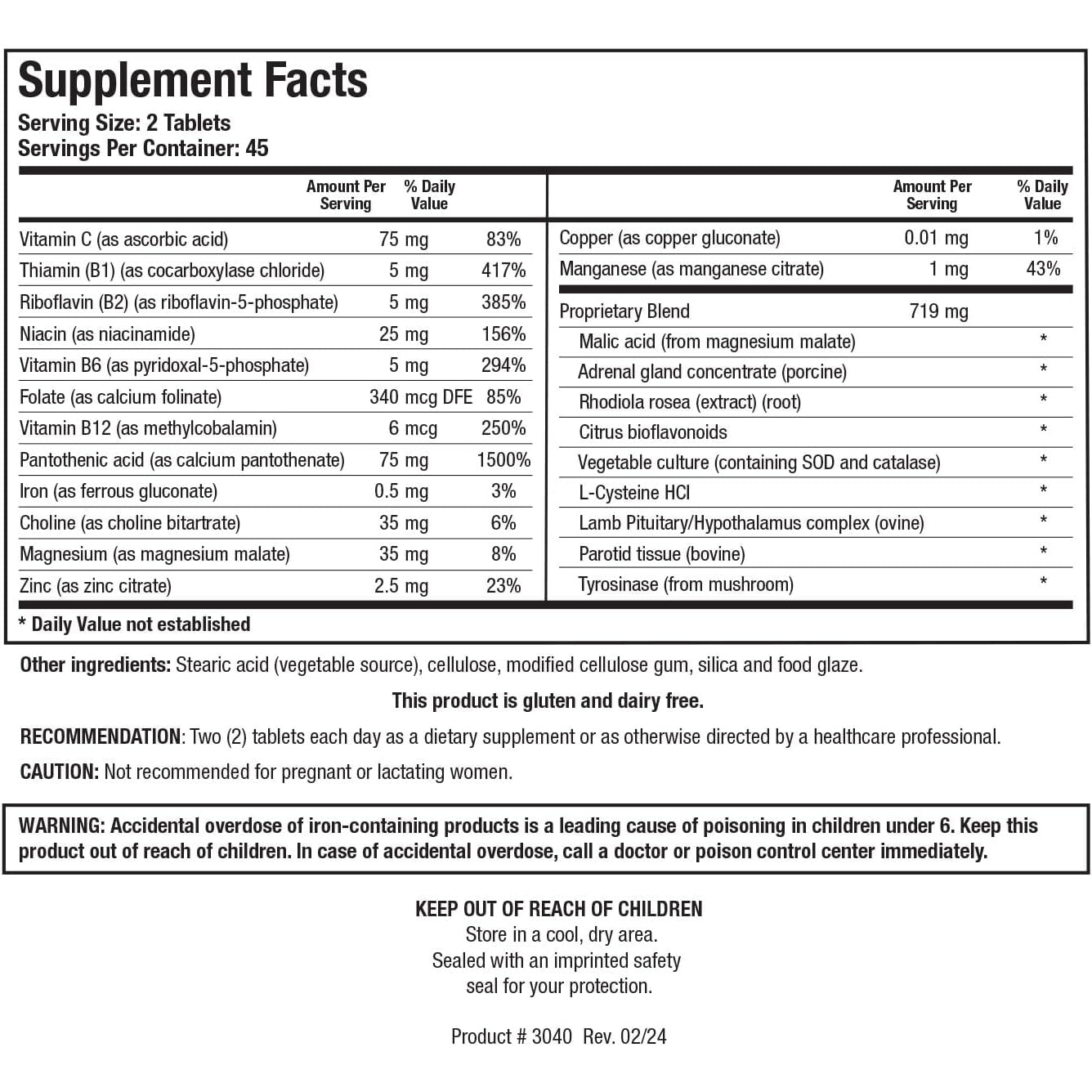 BIOTICS RESEARCH Adb5-Plus Support Healthy Adrenal Gland Function, Support Cortisol Levels, Positive Response to Stress, Healthy Energy Levels 90 Tablets