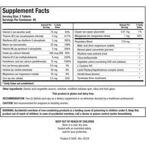 BIOTICS RESEARCH Adb5-Plus Support Healthy Adrenal Gland Function, Support Cortisol Levels, Positive Response to Stress, Healthy Energy Levels 90 Tablets