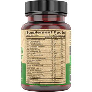 DEVA Vegan Multivitamin for Women & Men with Iron, Vitamin C, E, B Complex Vitamins, Zinc, 90 Tiny Tablets