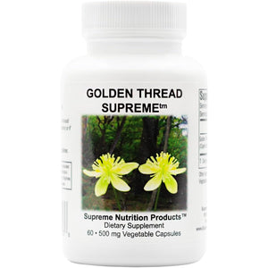 Supreme Nutrition Golden Thread Supreme, 60 Pure Coptis Chinensis Vegetarian Capsules