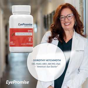 Eyepromise DVS Eye Vitamin - 60 Softgels, 30-Day Supply - Eye Supplement with Zeaxanthin and Lutein for Retinal Support & Improved Visual Function